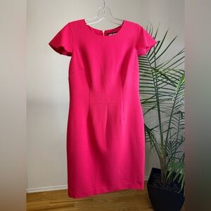 Karl Lagerfeld Fuchsia Cap Sleeve Mini Dress